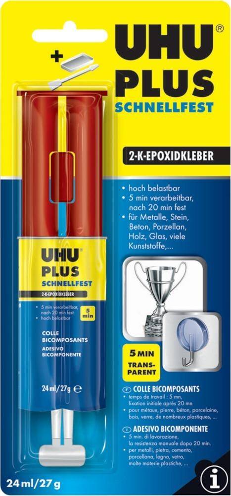 UHU plus schnellfest 2K-Spritze 24ml/27g