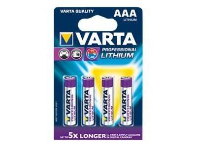 Varta Professional - Batterie 4 x AAA - Li