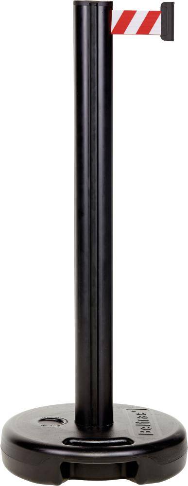 Gurtpfosten Outdoor Gurtlänge 3,70 m Gurt rot/weiß Fußgewicht befüllbar