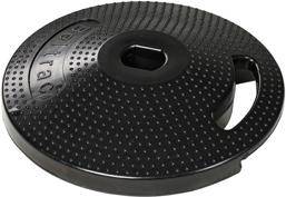 Absperrgurt Schw/Gummi 3,7 m Schwarz