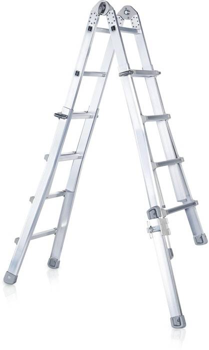 Holmverlängerung Verstellbereich 350mm Alu. f.Teleskop-Mehrzweckleiter Zarges