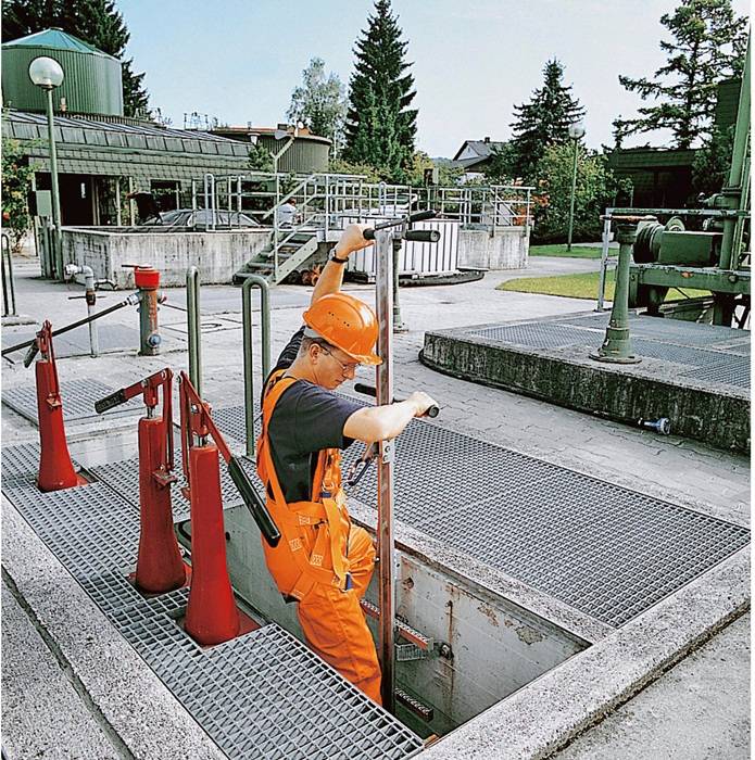 Einstieghilfe L.1,4m G.6,8kg VA Zarges