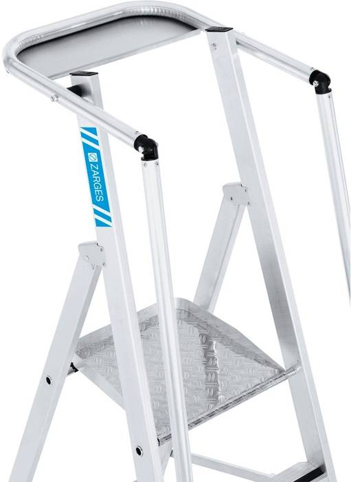 Stufenleiter ZAP Safemaster S 9Stufen L.3,33m Arbeits-H.4,34m G.20,4kg Zarges