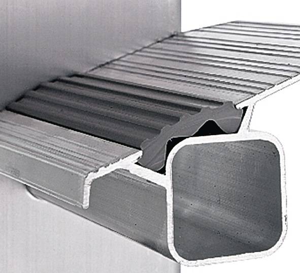 Anlegeleiter 6 Stufen Alu.elox.Arbeits-H.b.ca.2800mm Stufen m.Kunststoffeinlage