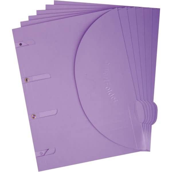Ordnungsmappe Smartfolder A4 Standard violett VE=6 Stück