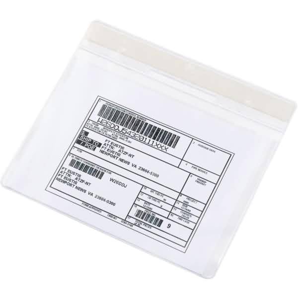 Kennzeichnungshülle A5 quer PVC selbstklebend transparent VE=10 Stück