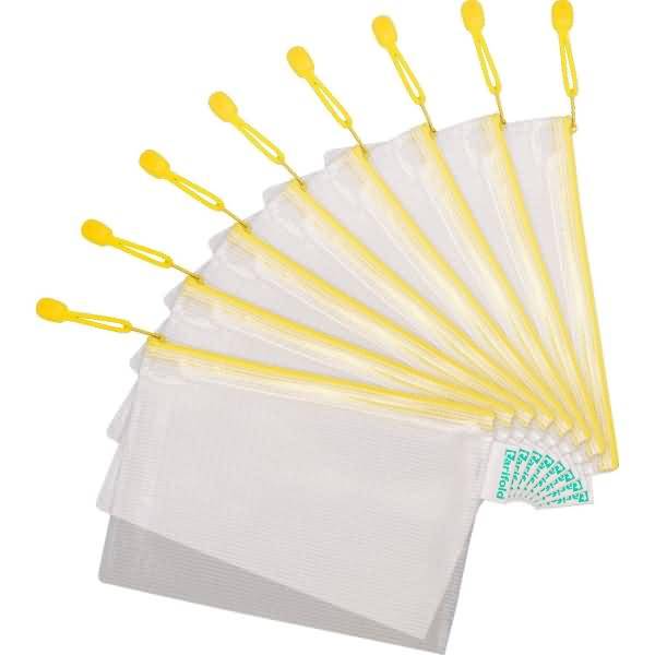 Reißverschlusstasche PVC blau A5 235x165mm VE=8 Stück