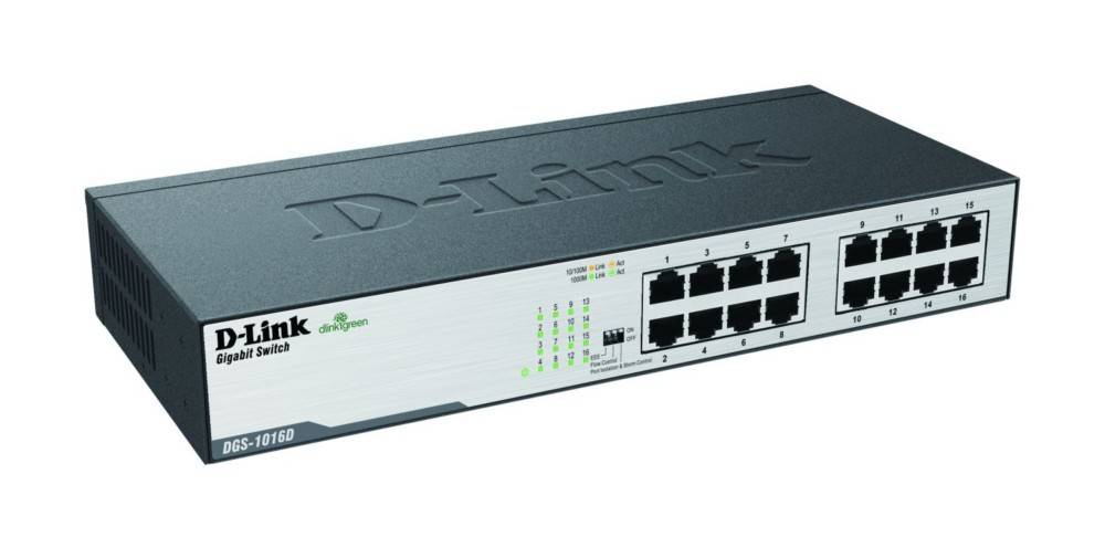 D-Link DGS-1016D/E DGS-1016D Netzwerk Switch 16 Port 1 GBit/s