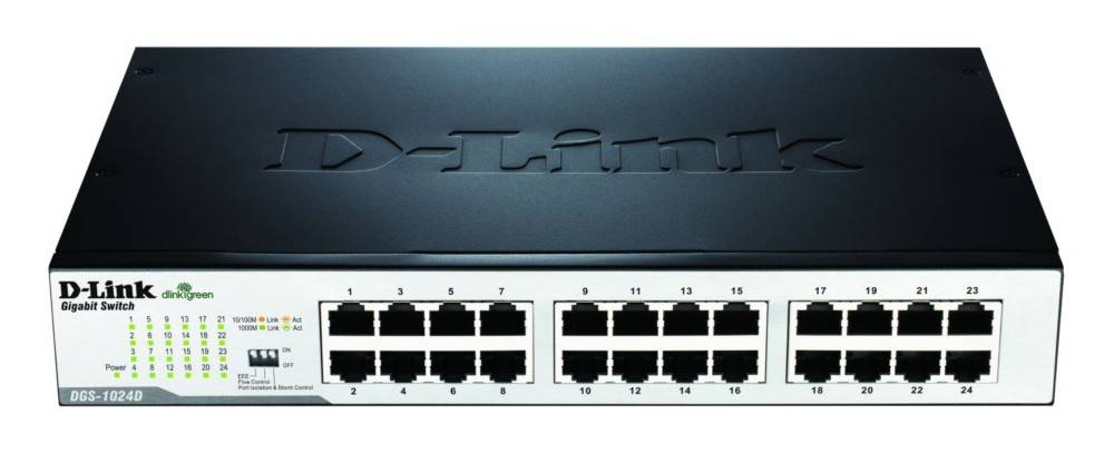 DLink Deutschland 24-Port Gigabit Switch DGS-1024D/E