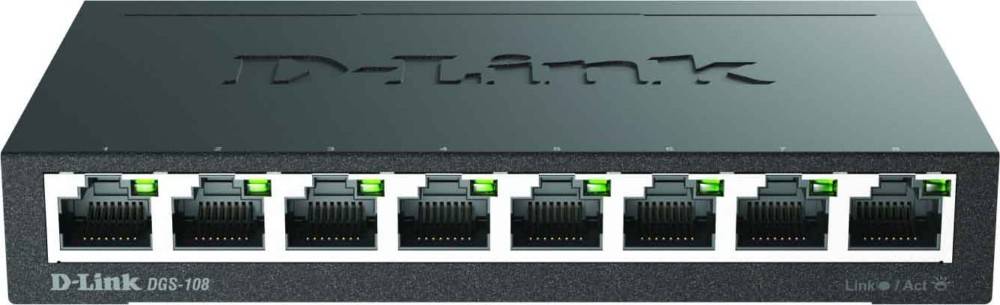 DLink Deutschland Gigabit Switch 8-Port DGS-108/E