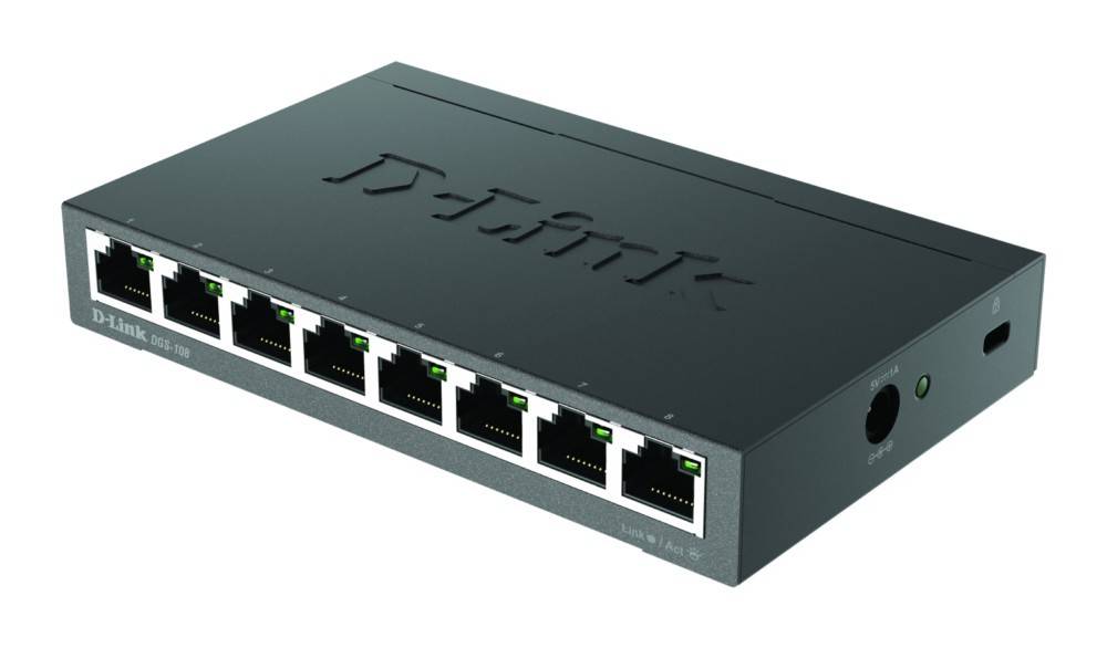 DLink Deutschland Gigabit Switch 8-Port DGS-108/E
