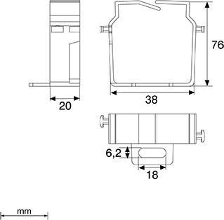 Unex Drahthalteklammer lgr 40884-4