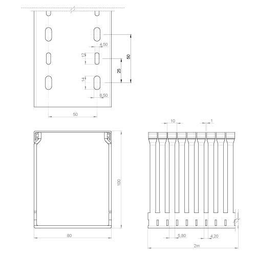 Unex Verdrahtungskanal lgr 100.80.88
