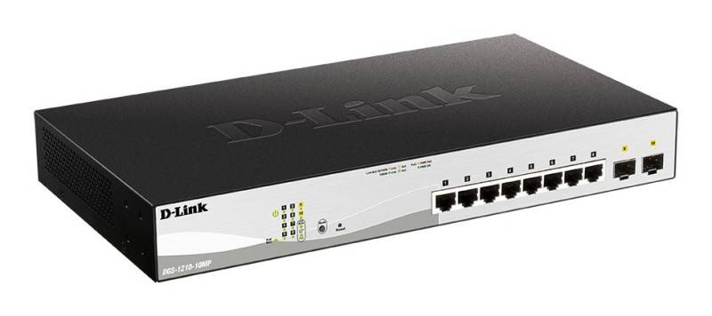 DLink Deutschland 10-Port Gigabit Switch DGS-1210-10MP