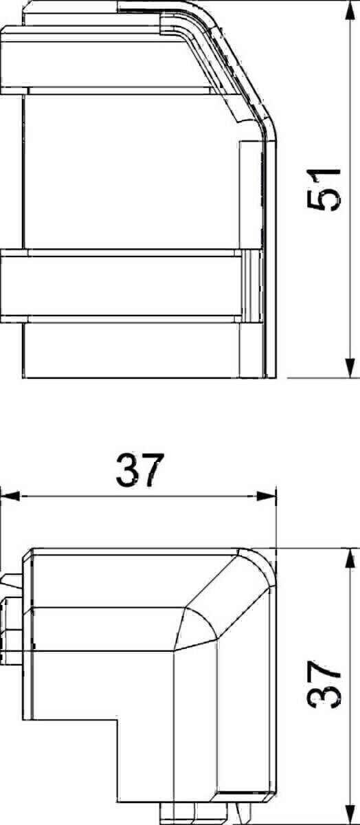 Rehau SL Außeneck SL AE2050 rws
