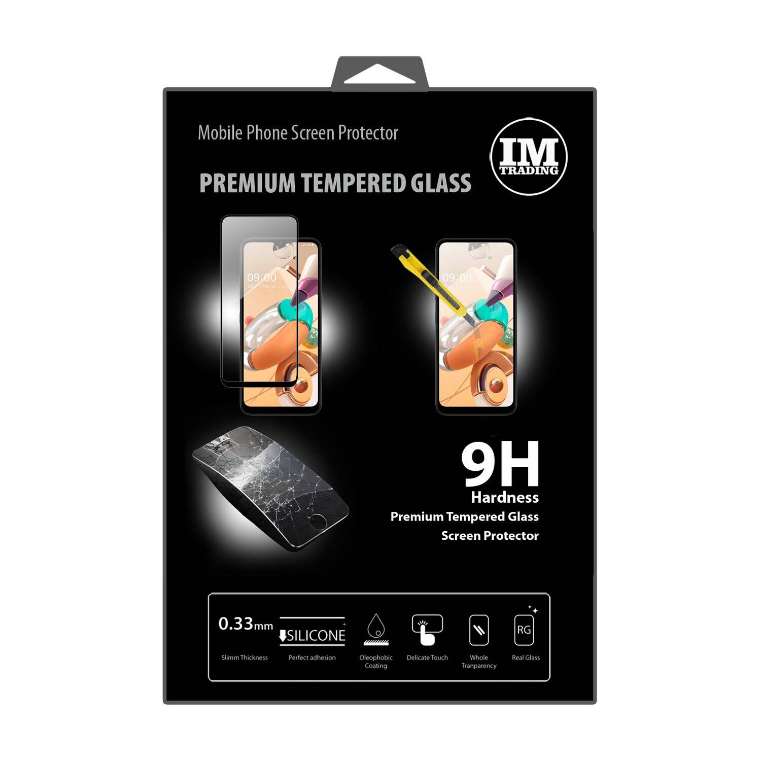 5D Schutz Glas für LG K61 Curved Schutz Folie Vollständig Klebend und Abdeckung