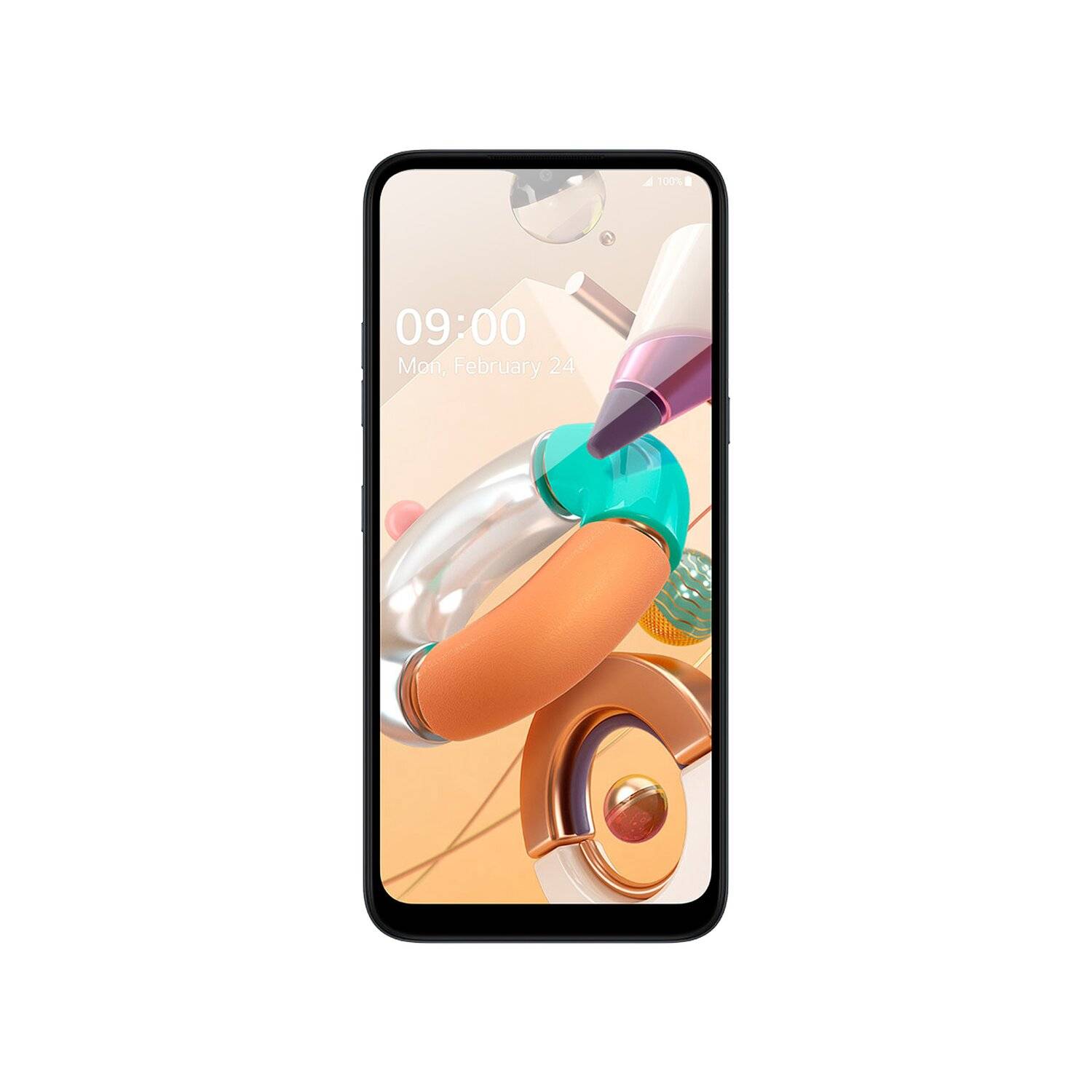 5D Schutz Glas für LG K61 Curved Schutz Folie Vollständig Klebend und Abdeckung