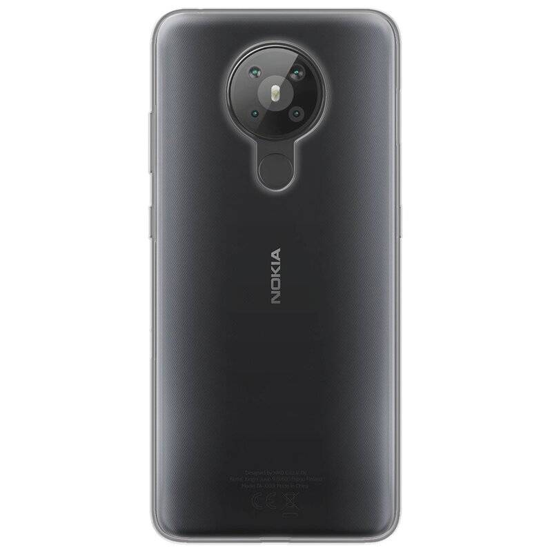 Silikon Hülle Basic für Nokia 5.3 Case TPU Soft Handy Cover Schutz Transparent