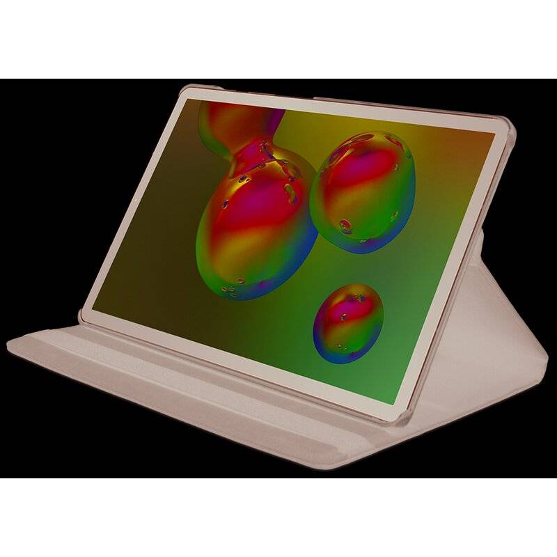 Tablet Cover für Samsung Galaxy Tab S6 10,5 Zoll ( SM-T860 / SM-T865 ) Tasche Hülle Bumper Case Rotierbar mit Ständer Schwarz