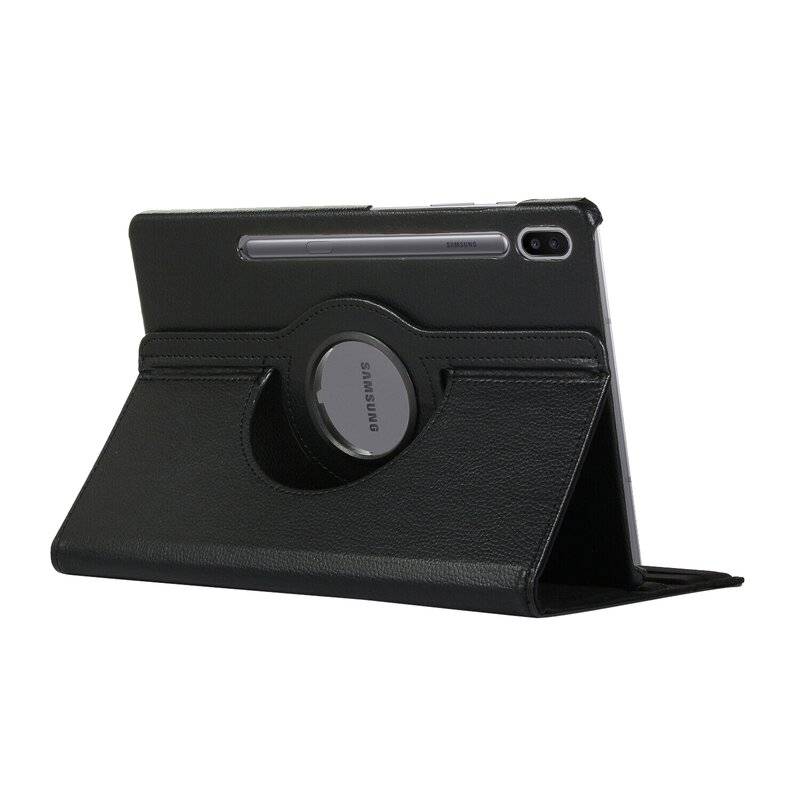 Tablet Cover für Samsung Galaxy Tab S6 10,5 Zoll ( SM-T860 / SM-T865 ) Tasche Hülle Bumper Case Rotierbar mit Ständer Schwarz