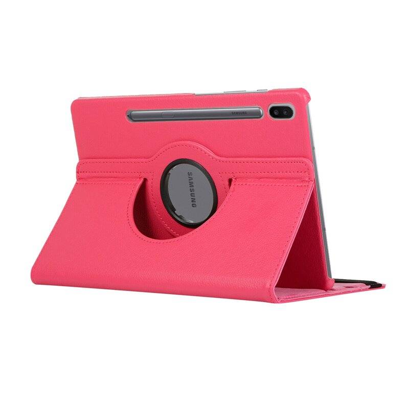 Tablet Cover für Samsung Galaxy Tab S6 10,5 Zoll ( SM-T860 / SM-T865 ) Tasche Hülle Bumper Case Rotierbar mit Ständer Pink