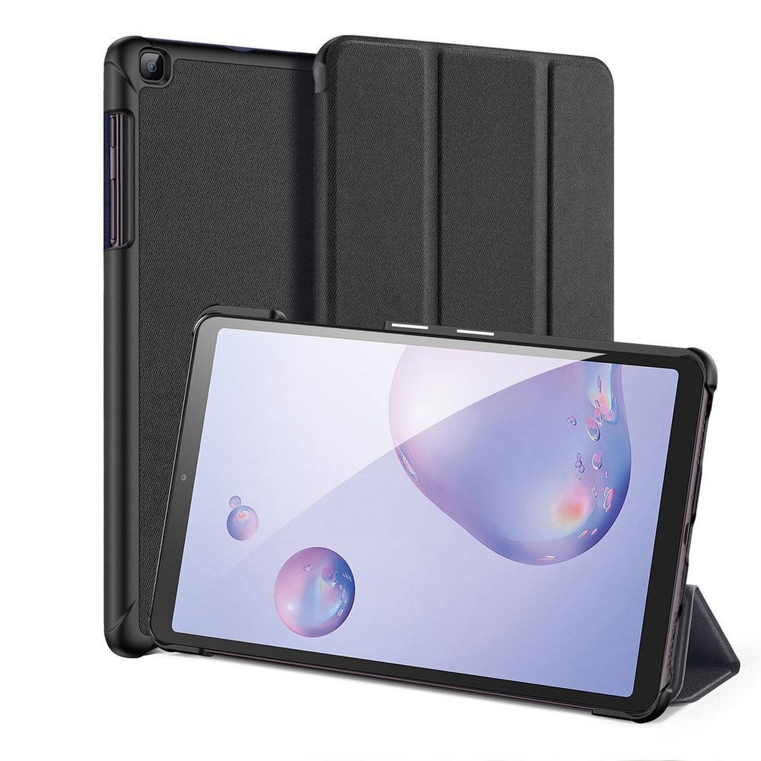 DUX DUCIS Tablethülle Hartschale mit Smart Sleep Standfunktion für Samsung Galaxy Tab A 8.4'' 2020 Tablethülle Schwarz