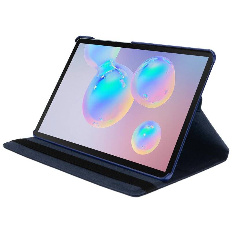 360 Schutz Tablet Cover für HUAWEI MEDIAPAD M6 8.4 ZOLL Tasche Hülle Tabletschale Bumper Case Etui Rotierbar mit Ständer Blau