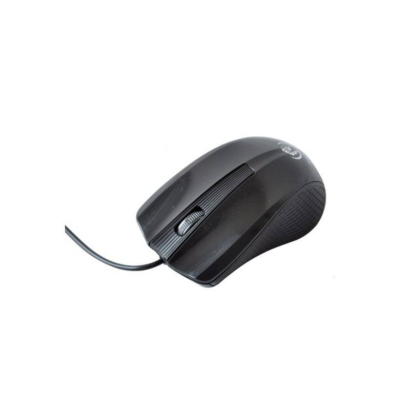 BLAZE Optische PC Gaming Maus 1000 DPI mit Kabel 3 Tasten USB Ergonomisch 1,12M Kabel für Laptop Notebook PC Computer Office
