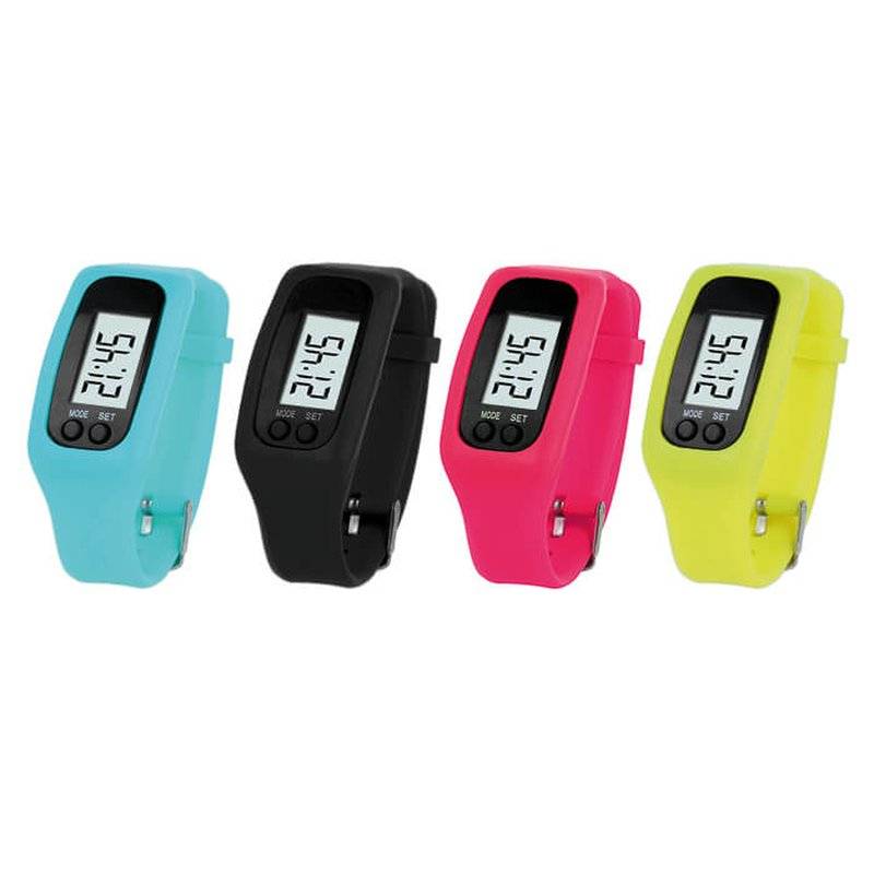 Fitness Armband Uhr Aktivitätstracker Fitnessband Schrittzähler Sport für Android & iOS in Pink