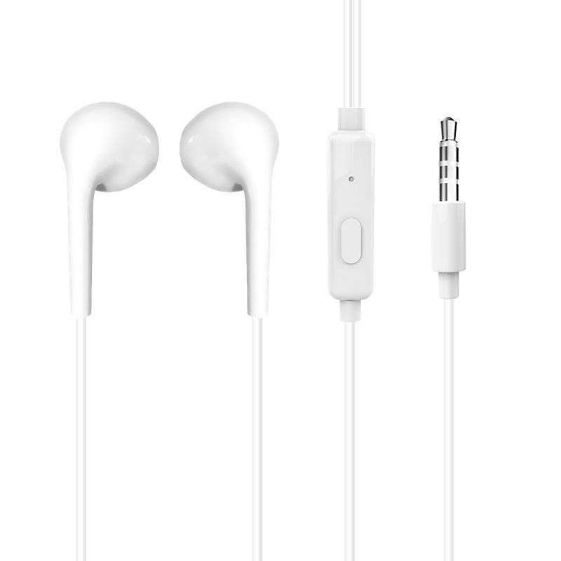 Dudao Earphones In-Ear Ohrhörer mit Fernbedienung und Mikrofon minijack 3,5 mm Anschluss in Weiss