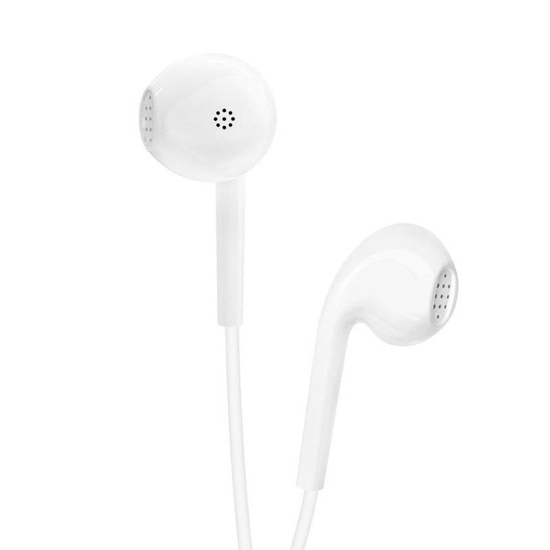 Dudao Earphones In-Ear Ohrhörer mit Fernbedienung und Mikrofon minijack 3,5 mm Anschluss in Weiss