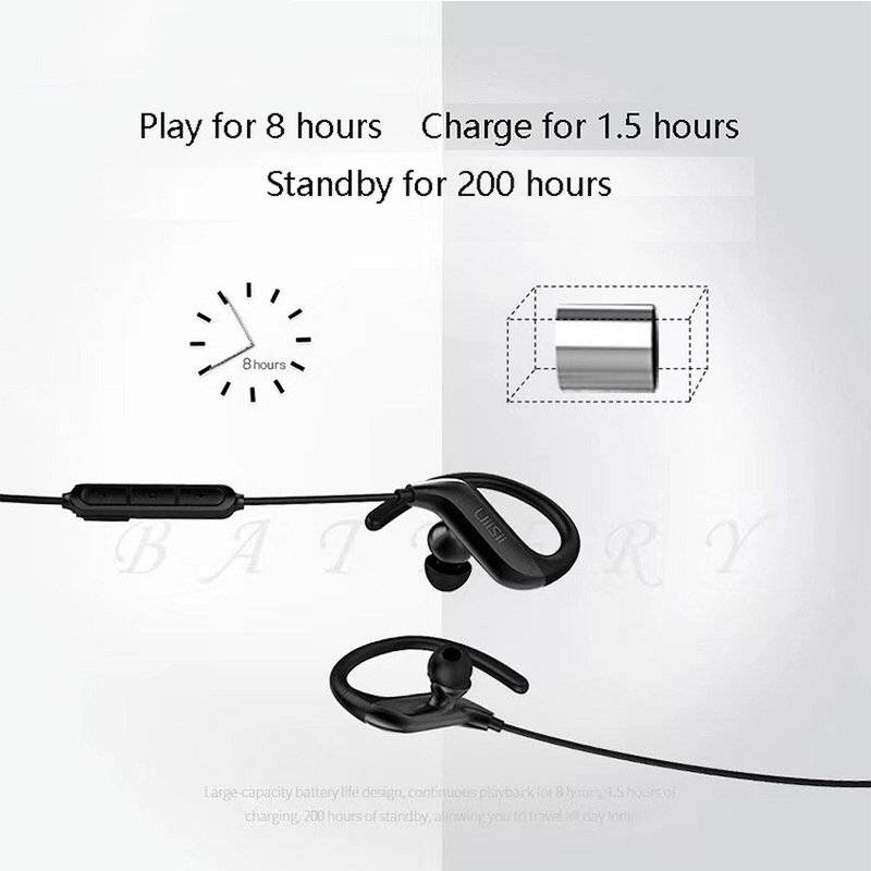 InEar Kopfhörer Intelligente Sprachsteuerung Drahtloses BT 5.0 Sport Bluetooth Stereo Set Headsett für Android & iOS Schwarz