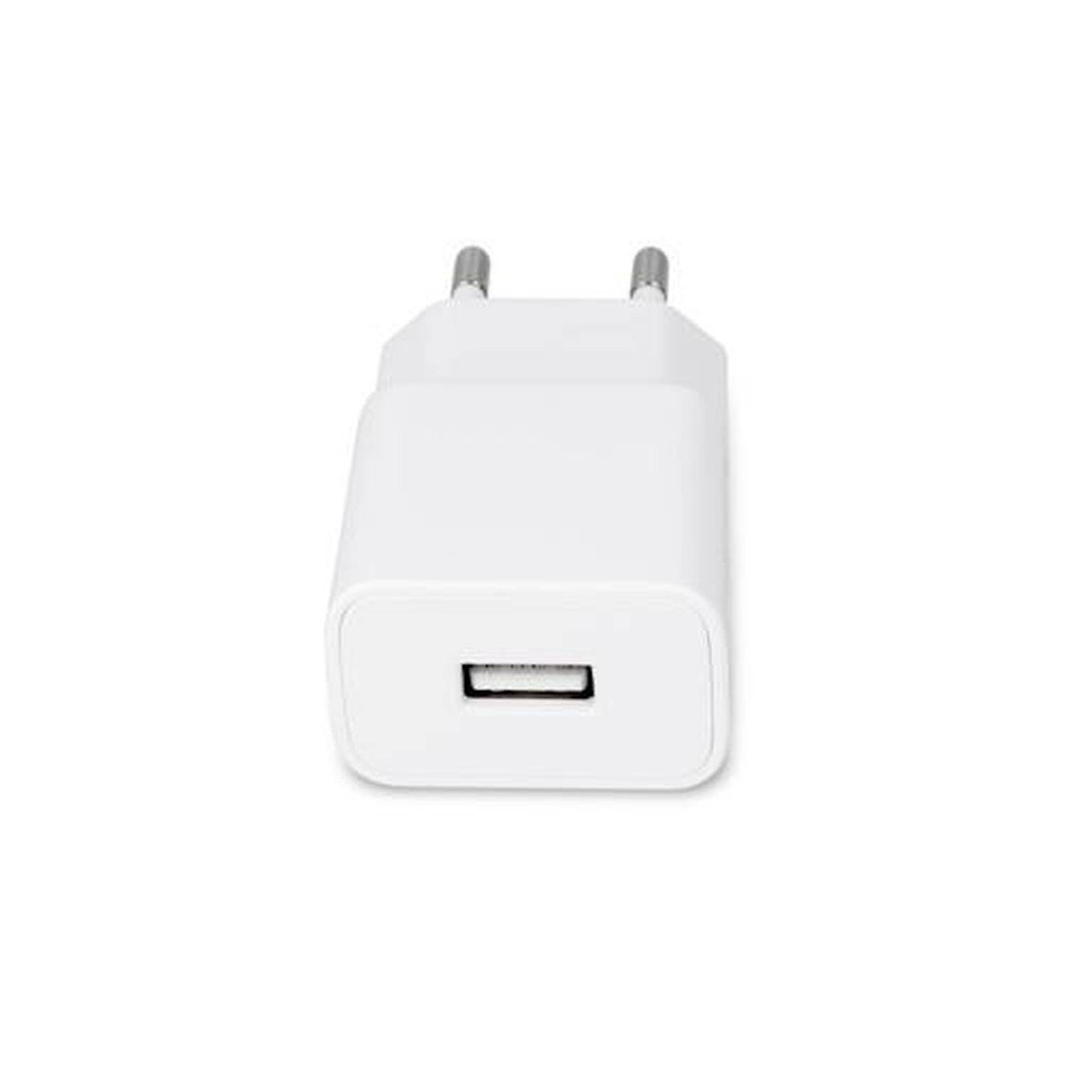 maXlife Netzteil Ladegerät Fast Charge 2,1A TYP-C Reiseladegerät Steckdose Kabel USB-C Weiß