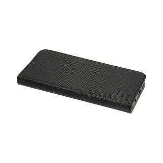 Buch Tasche "Smart" kompatibel mit HUAWEI Y6P Handy Hülle Etui Brieftasche Schutzhülle mit Standfunktion, Kartenfach Schwarz