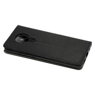 Buch Tasche "Smart" kompatibel mit NOKIA 5.3 Handy Hülle Etui Brieftasche Schutzhülle mit Standfunktion, Kartenfach Schwarz