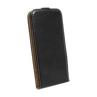 Flip Case kompatibel mit Samsung Galaxy A31 (A315F) Handy Tasche vertikal aufklappbar Schutzhülle Klapp Hülle Schwarz
