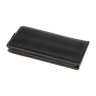 Flip Case kompatibel mit Samsung Galaxy A11 (A115F) Handy Tasche vertikal aufklappbar Schutzhülle Klapp Hülle Schwarz