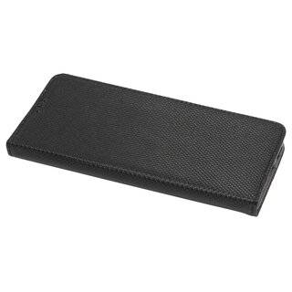 Buch Tasche "Smart" kompatibel mit XIAOMI REDMI NOTE 9 Handy Hülle Etui Brieftasche Schutzhülle mit Standfunktion, Kartenfach Schwarz