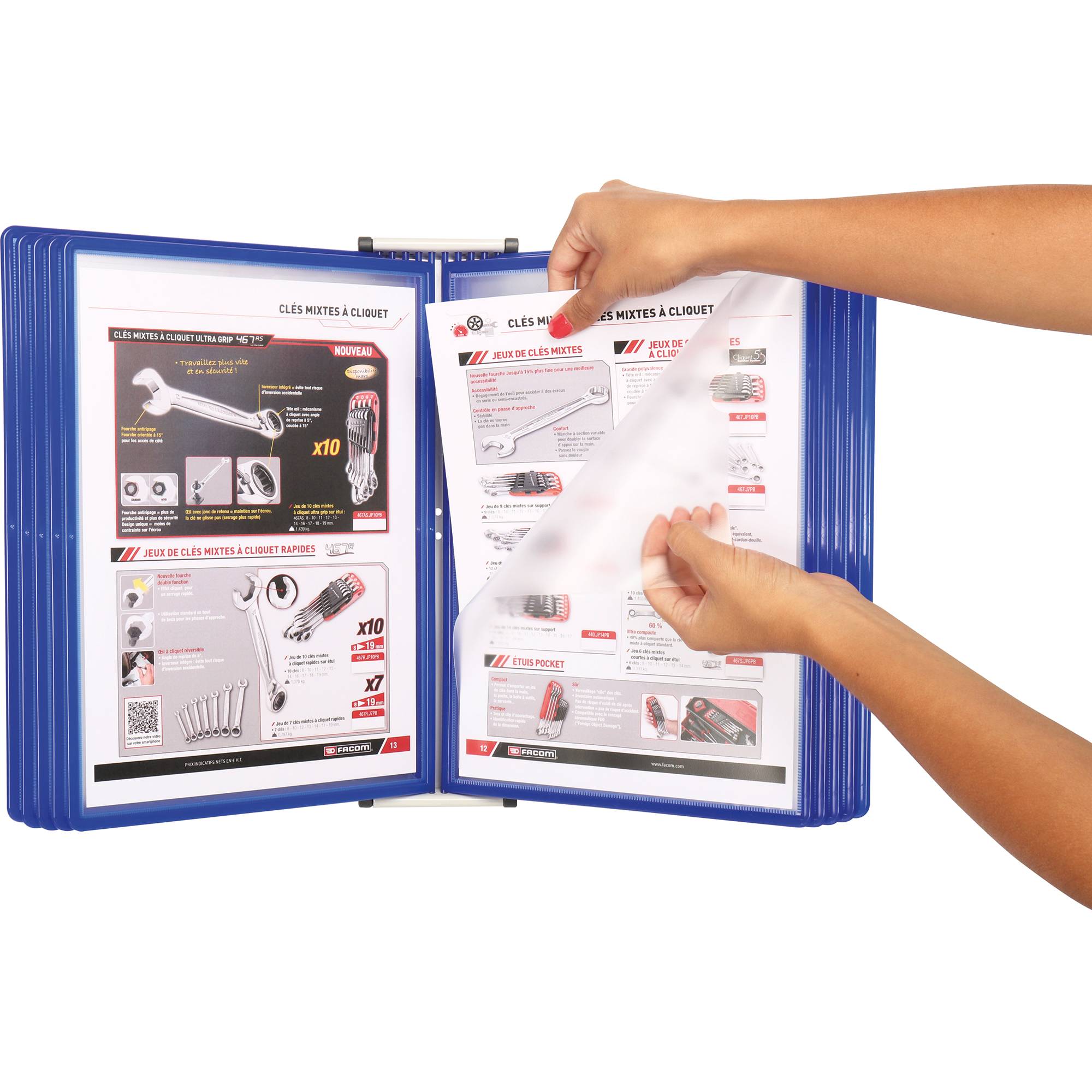 DJOIS Wandelement 414901 A4 10Tafeln Easy Load bl