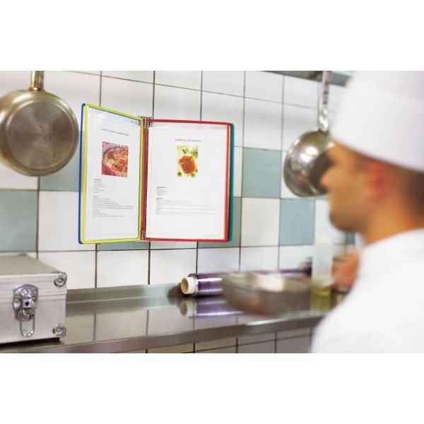 Wandelement Technik A4 Kunststoff inkl. 5 Sichttafeln farbig sortiert