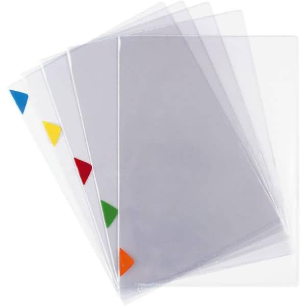 Sichthülle Longlife XL Business A4 transparent/sortiert VE=5 Stück