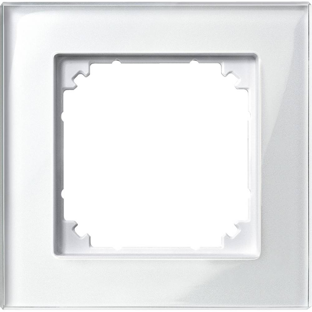 Merten Rahmen Glas 1f.bril/ws 489119