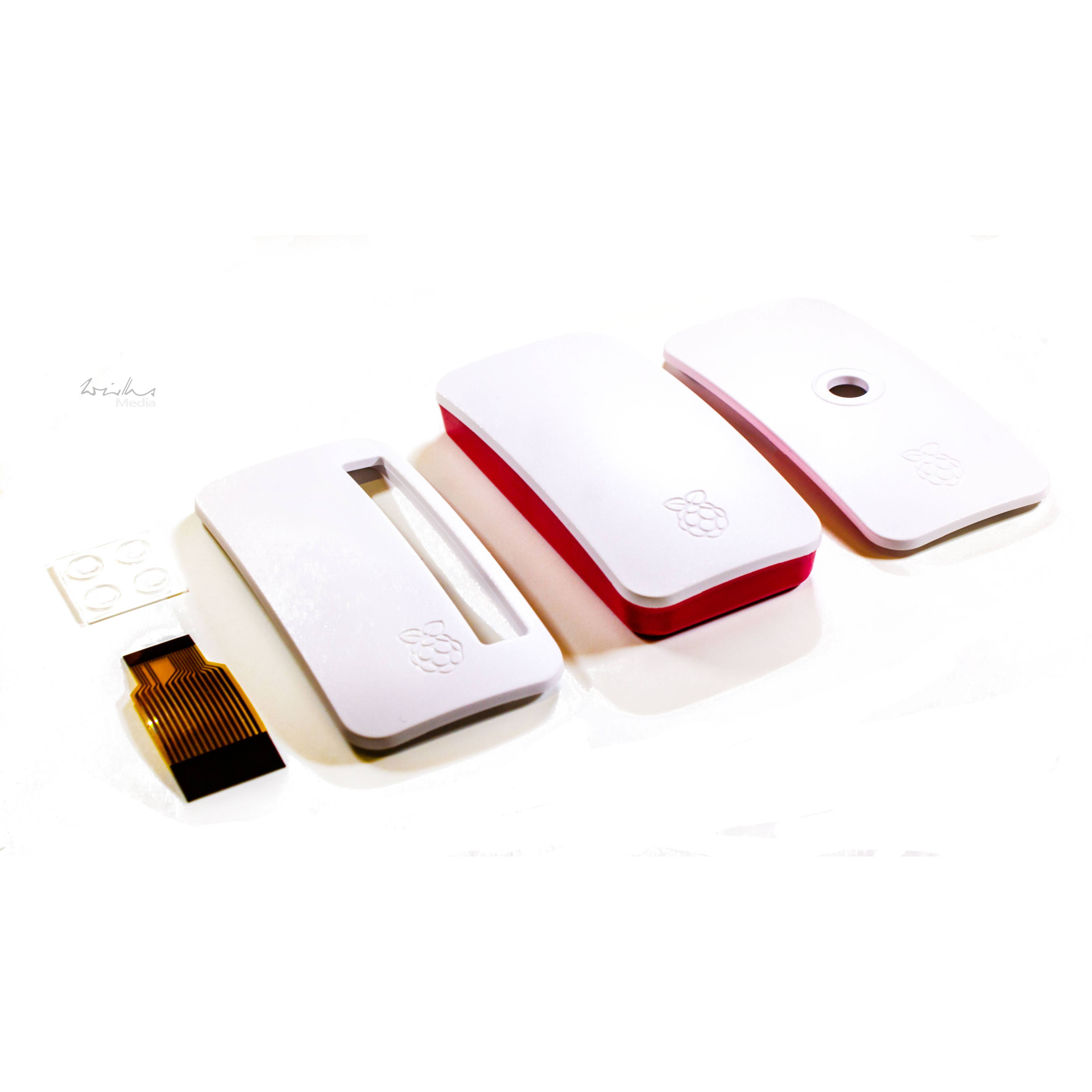 Offizielles Gehäuse für Raspberry Pi Zero W 1.3 rot/weiß