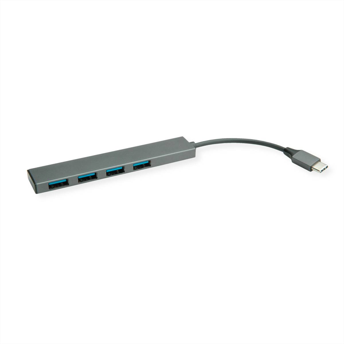 ROLINE USB 3.2 Gen 1 Hub - Hub - 4 x USB 3.2 Gen 1