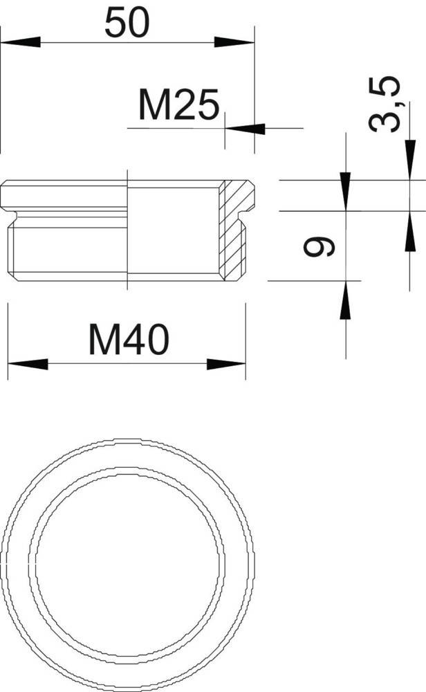 OBO Bettermann Ms-Reduktion 167 R MS M40-25