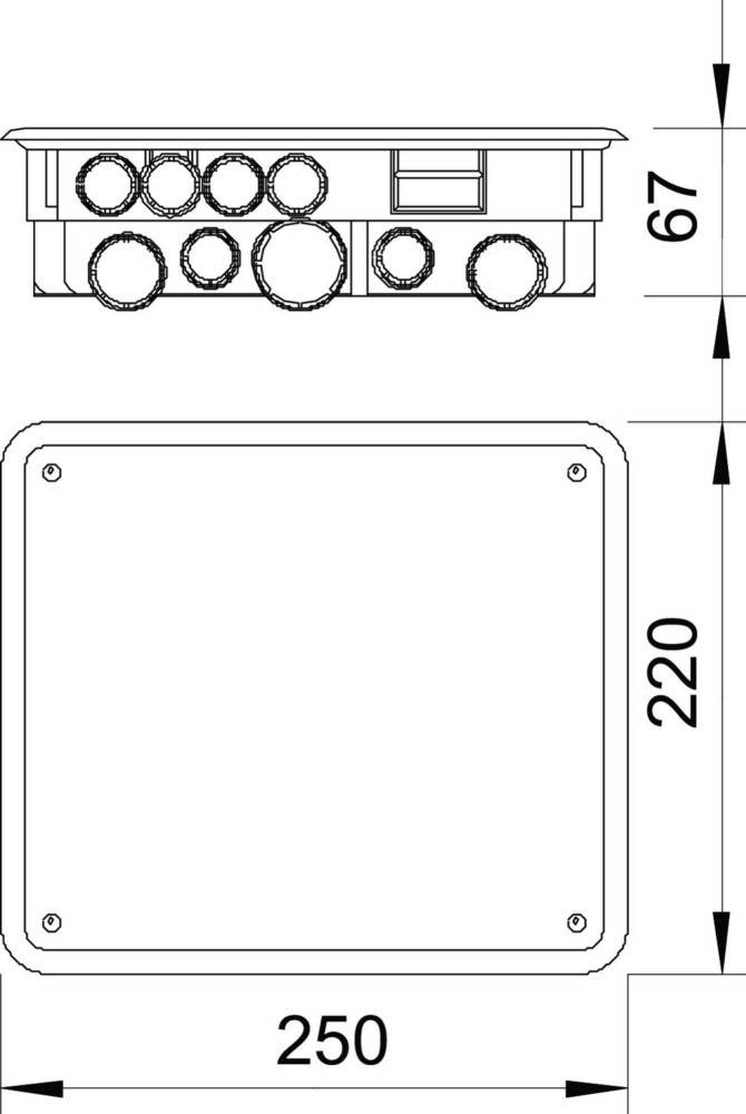 OBO Bettermann Potentialausgl.schiene 1809 UP