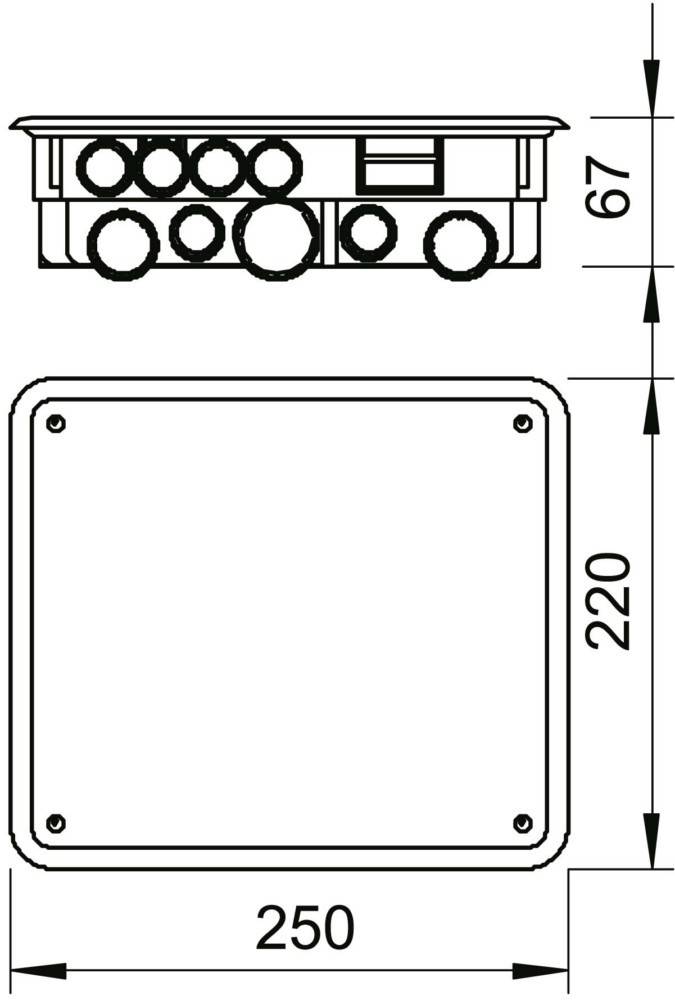 OBO Bettermann Potentialausgl.schiene 1809 UP