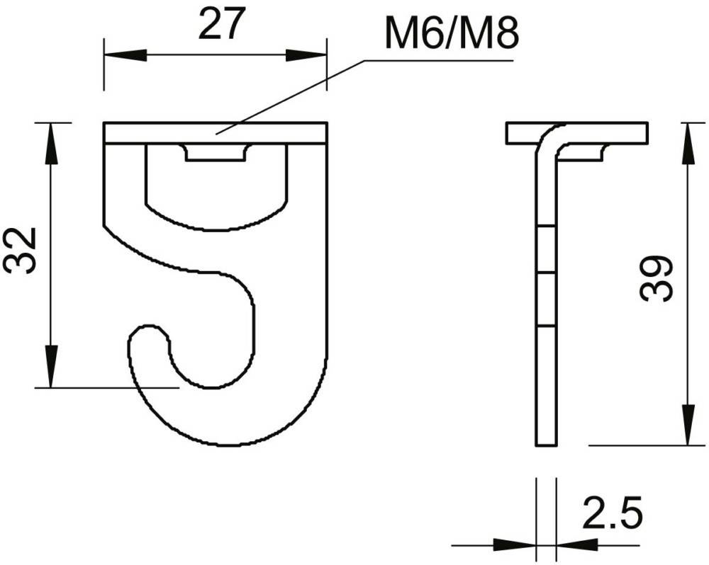 OBO Bettermann TS-Deckenhaken 2989 M8 G