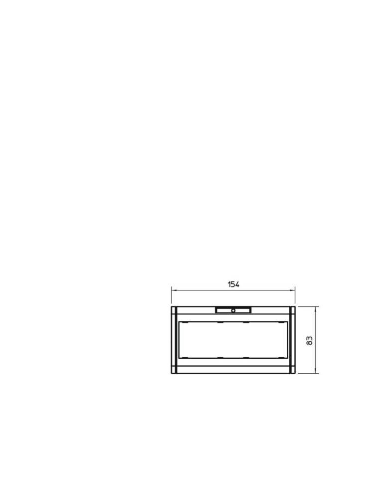 OBO Bettermann Abdeckrahmen 3f. ADR-45 3 RW
