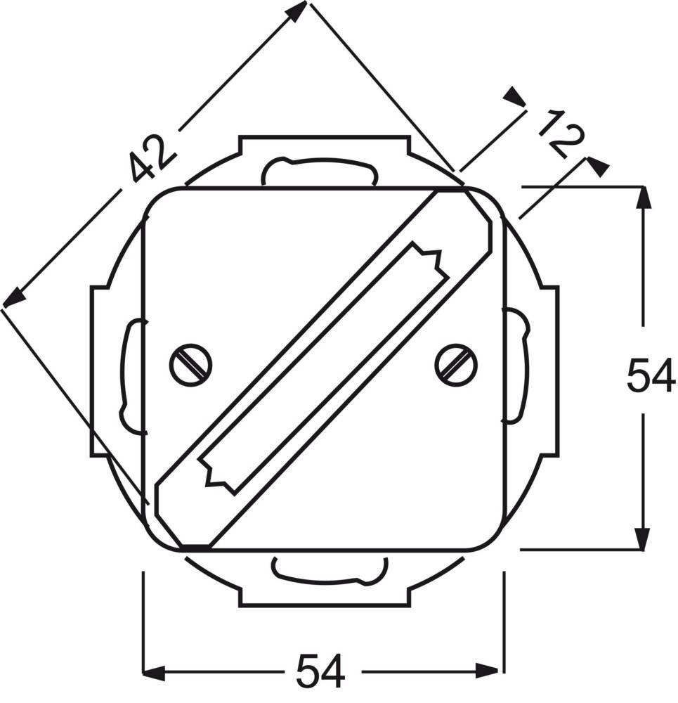 Busch-Jaeger Zentralscheibe ws 2549-212
